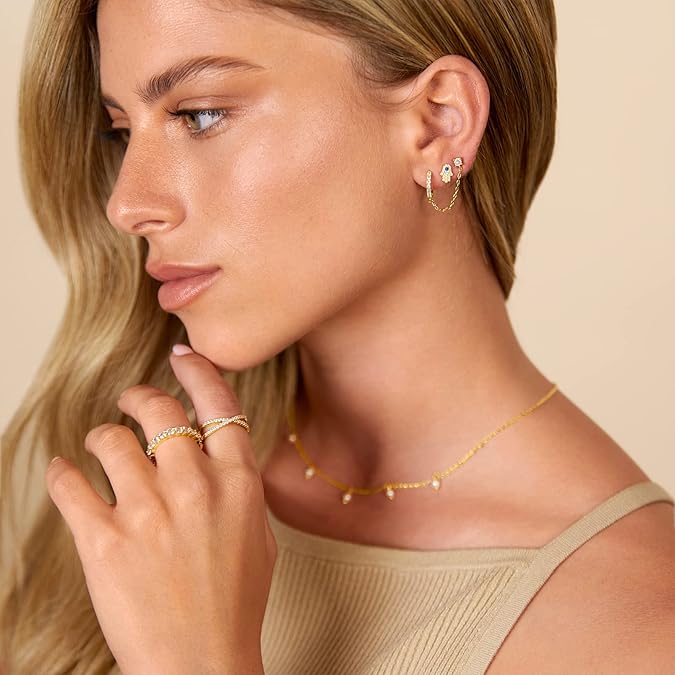 Orecchini Catena Adella | Oro