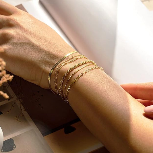 Set di Bracciali Isabella | Oro