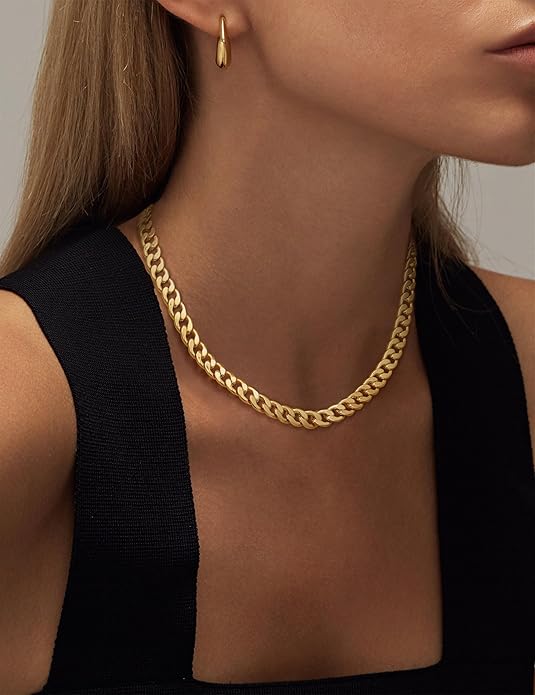 Collana in Oro a Maglia Cubana