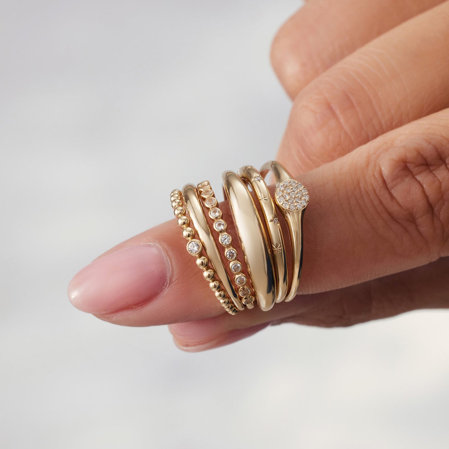 Anello Cupola Elegante | Oro