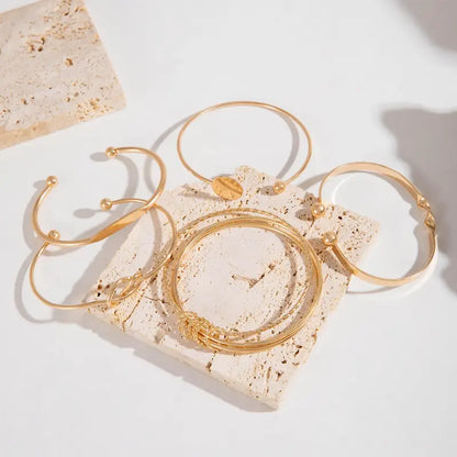 Set di Bracciali Nodo Elegante | Oro