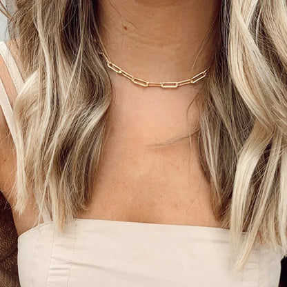 Collana con Catena Elegante | Oro