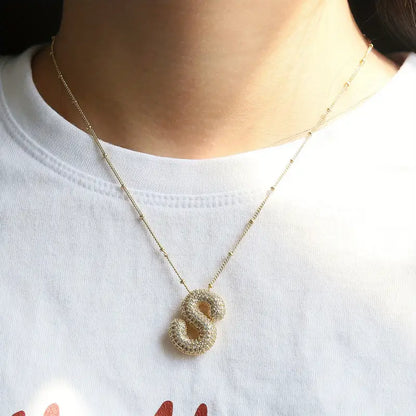Collana Iniziale Elegante | Oro