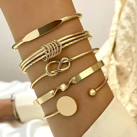 Set di Bracciali Nodo Elegante