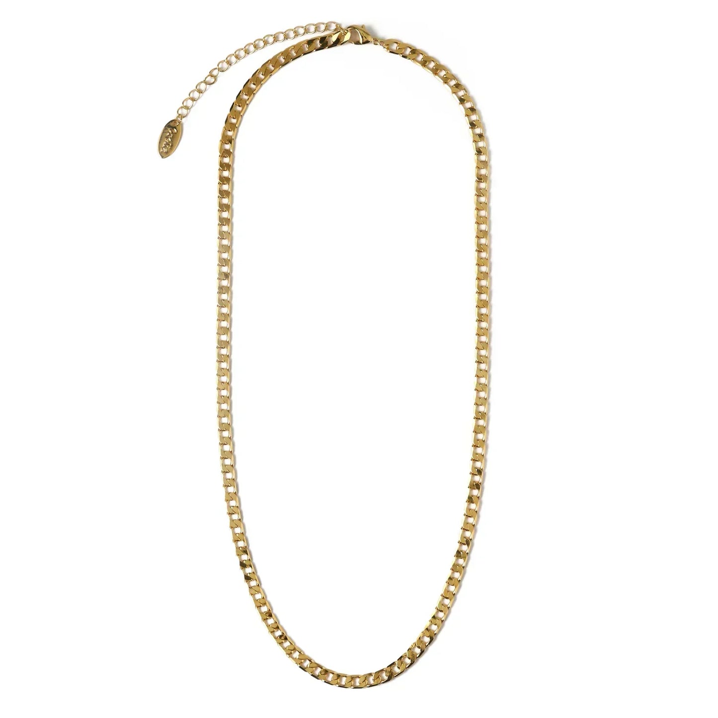 Collana a Maglia Curb Piatta | Oro