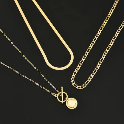 Collana Savia Moneta Texturizzata | Oro