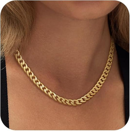 Collana in Oro a Maglia Cubana