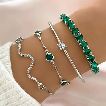 Set di Bracciali Smeraldo Puro | Oro