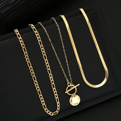 Collana Savia Moneta Texturizzata | Oro
