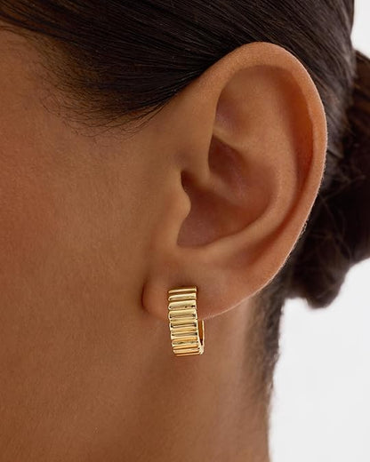 Orecchini Rilievo Classico | Oro