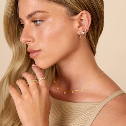 Orecchini Catena Adella | Oro