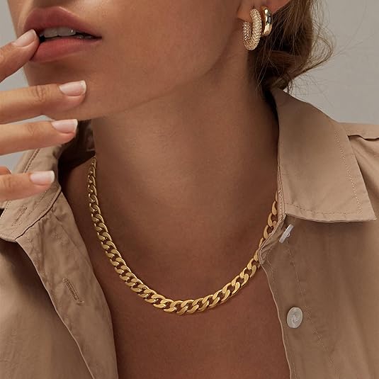 Collana in Oro a Maglia Cubana