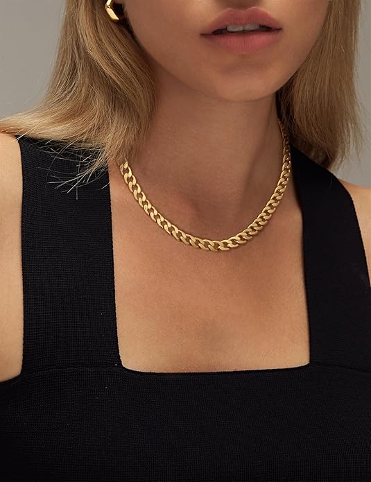 Collana in Oro a Maglia Cubana