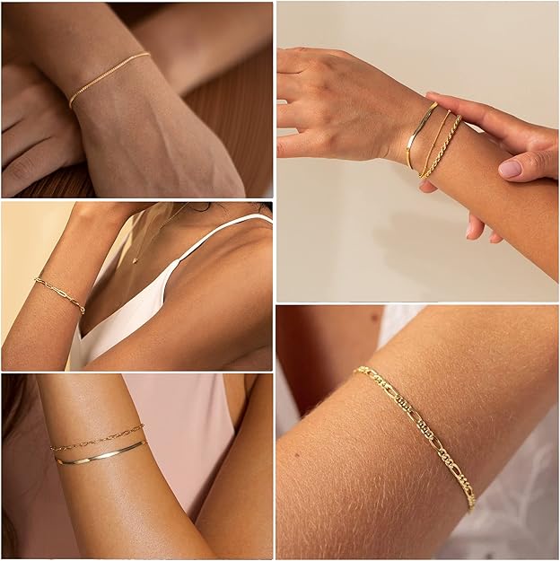 Set di Bracciali Isabella | Oro