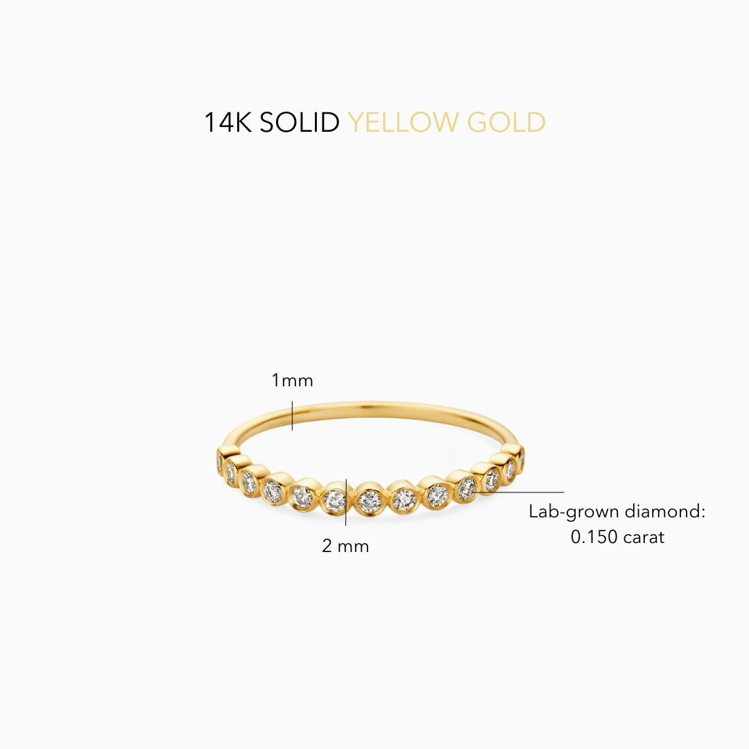 Anello con Sfere Luminose | Oro
