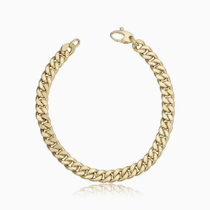 Bracciale a Maglia Cubana Vintage