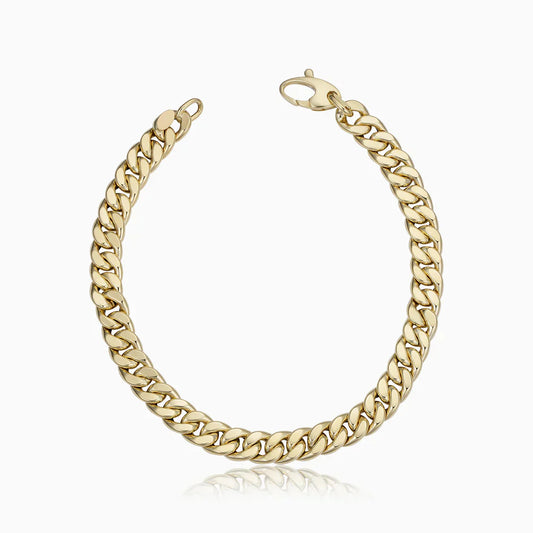 Bracciale a Maglia Cubana Vintage