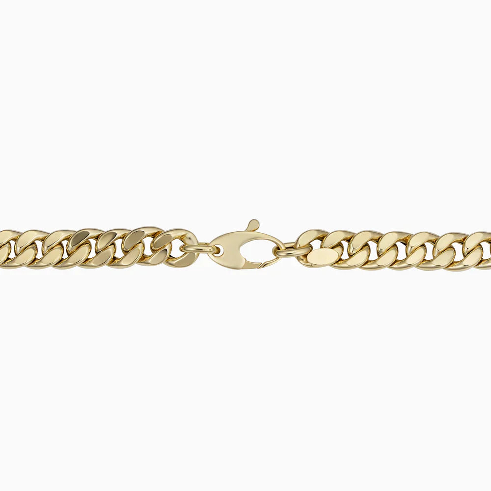Bracciale a Maglia Cubana Vintage | Oro