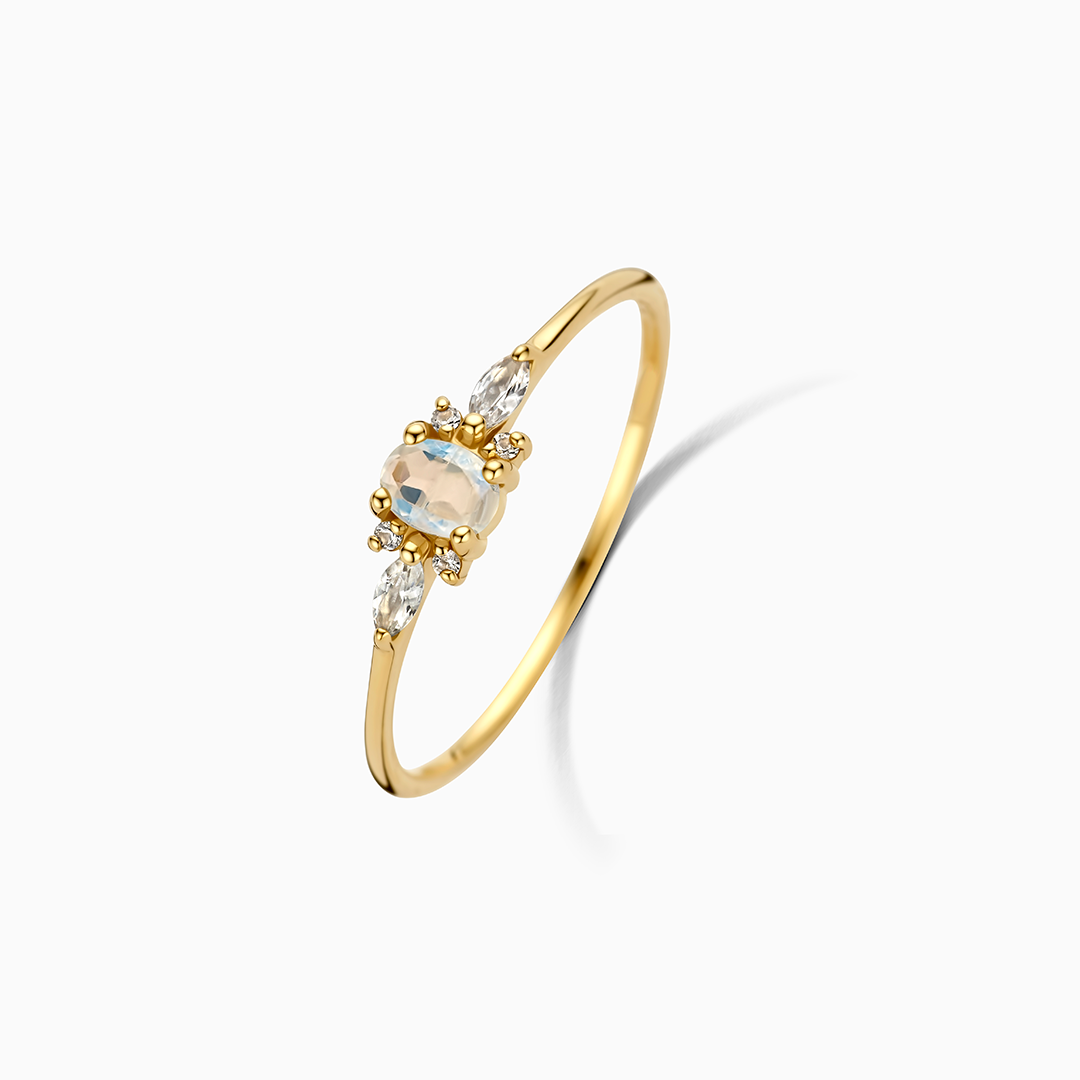 Anello Pietra di Luna Musa