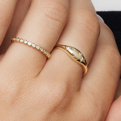 Anello Cielo Stellato | Oro
