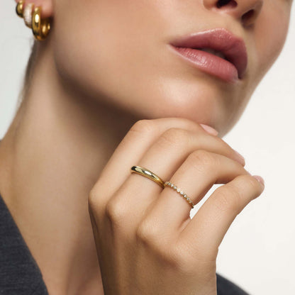 Anello Cupola Elegante | Oro