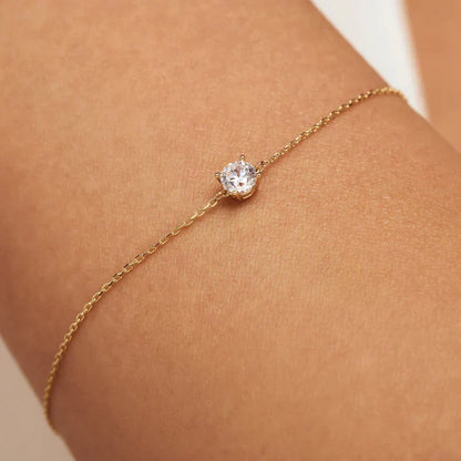 Bracciale Clea con Moissanite | Oro