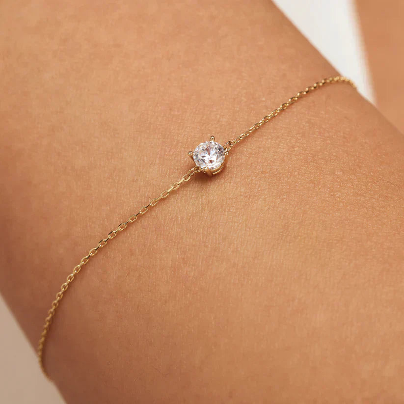 Bracciale con Cristalli Luminosi | Oro