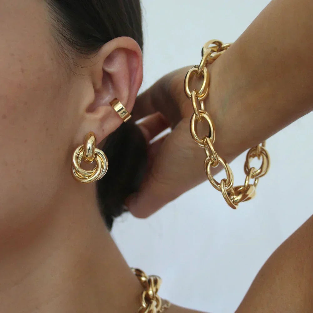 Orecchini Intrecciati | Oro