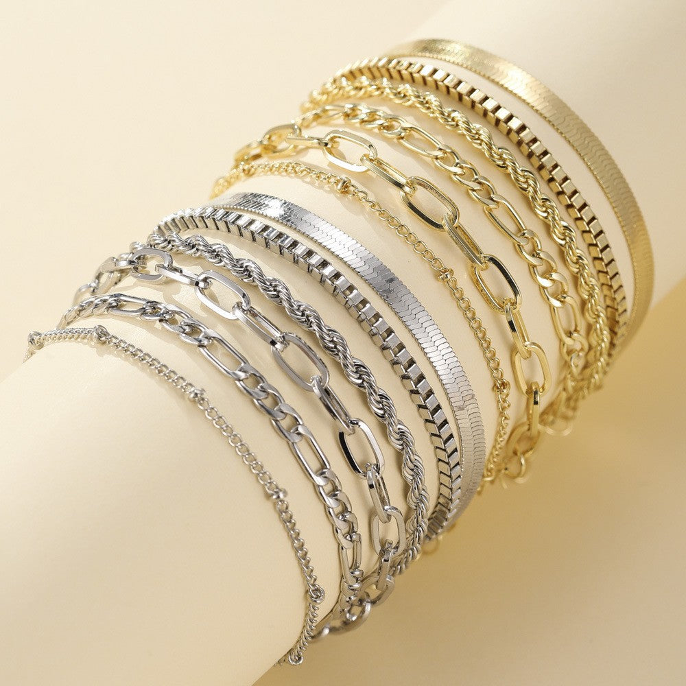Set di Bracciali Valentina | Oro