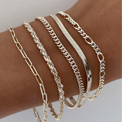 Set di Bracciali Valentina | Oro