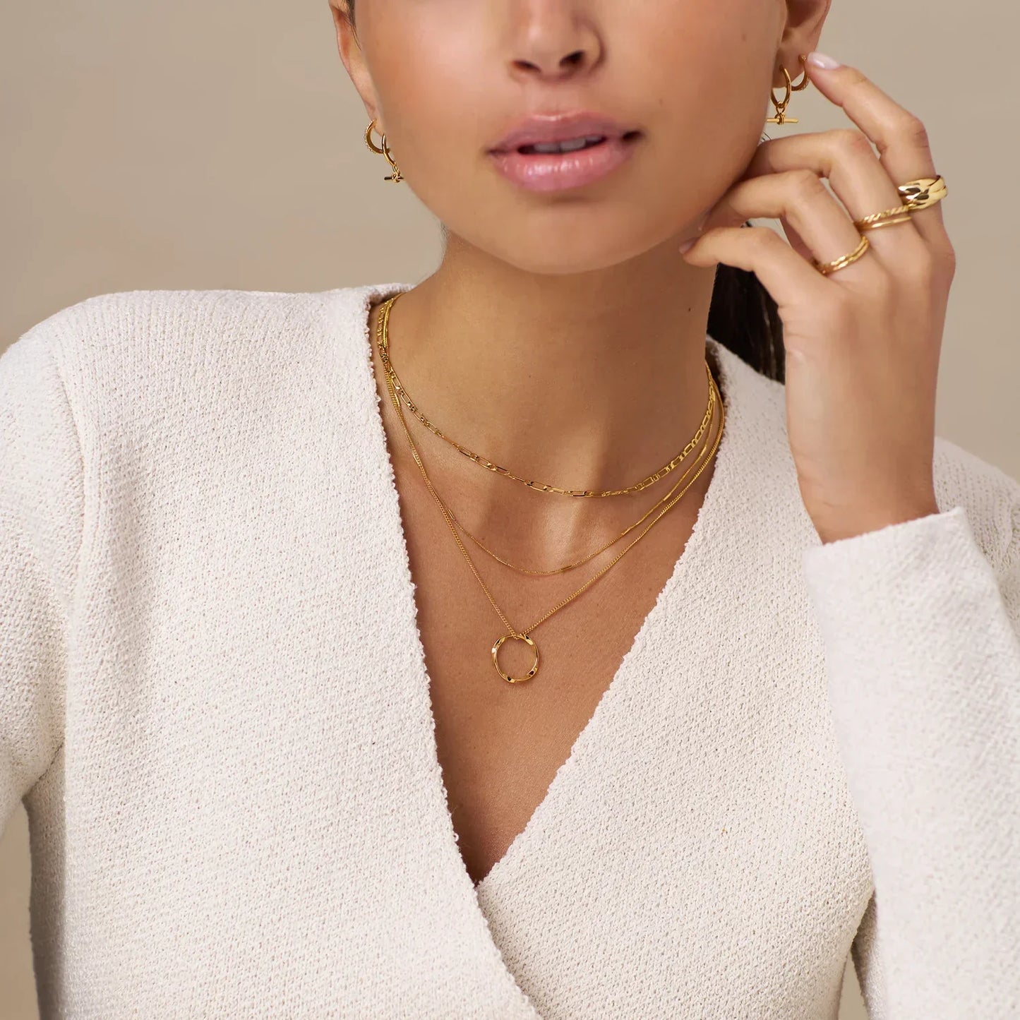 Collana Tre Giri | Oro