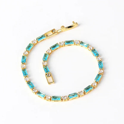 Bracciale con Pietra Turchese Naturale | Oro