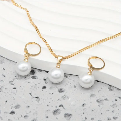 Set di Gioielli con Perla in Oro