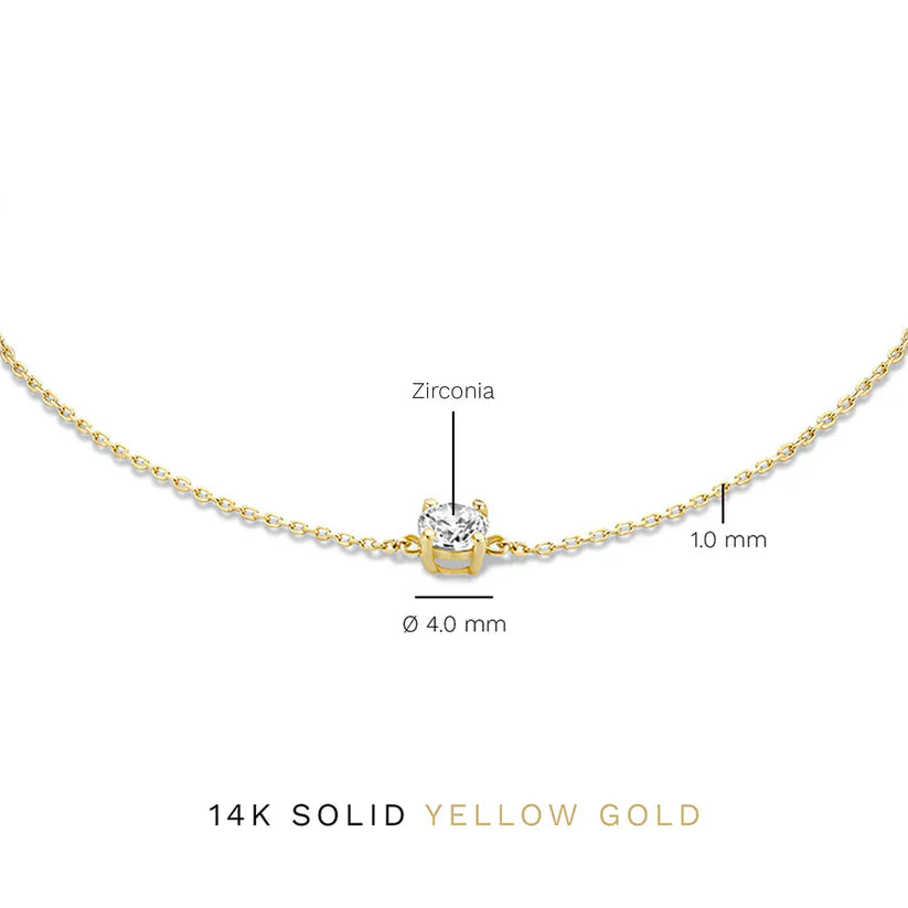 Bracciale Clea con Moissanite | Oro