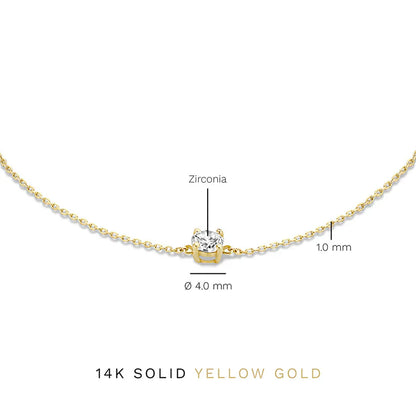 Bracciale Clea con Moissanite | Oro