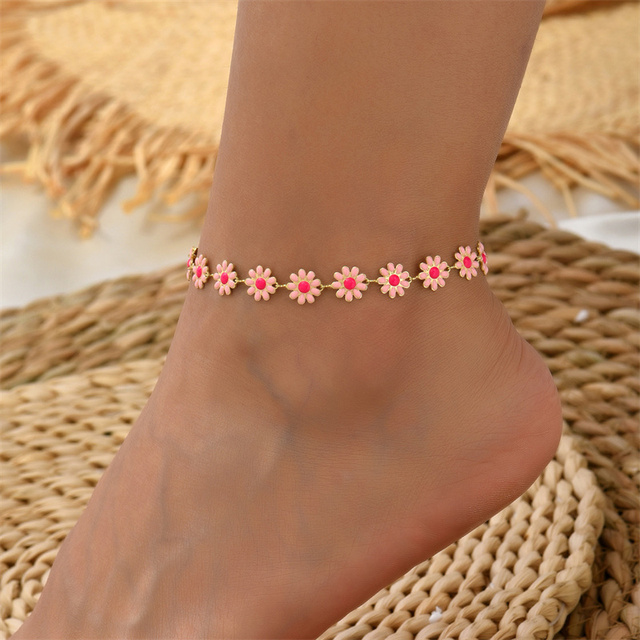 Cavigliera Daisy in Oro