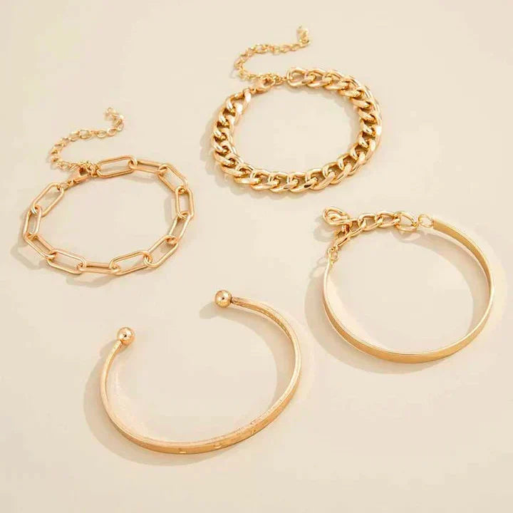 Set di Bracciali Elena | Oro