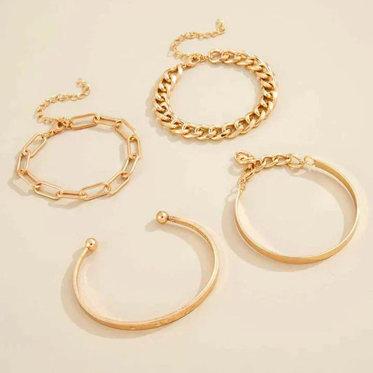 Set di Bracciali Elena | Oro