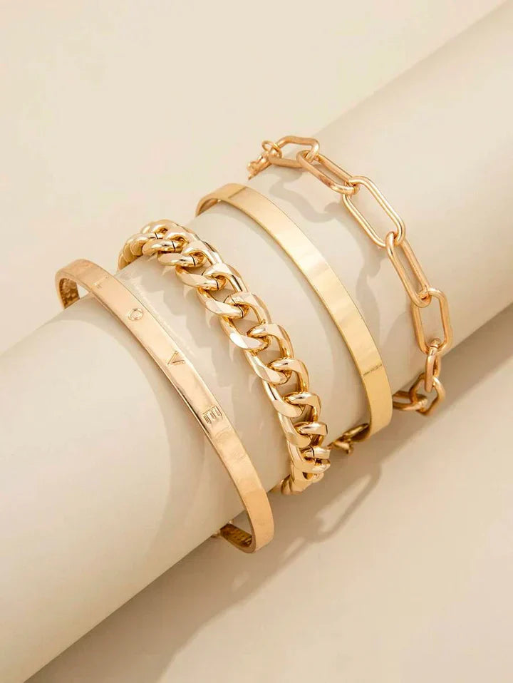 Set di Bracciali Elena | Oro