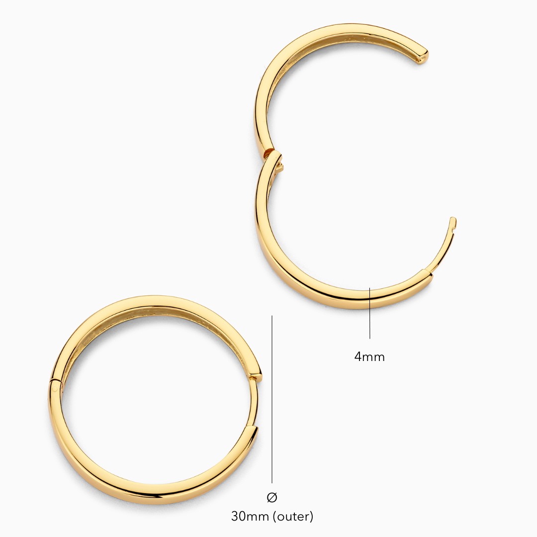 Orecchini a Cerchio Gia Imperial | Oro